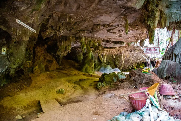 Vista Aérea Wat Tham Suea Del Templo Cueva Del Tigre —  Fotos de Stock