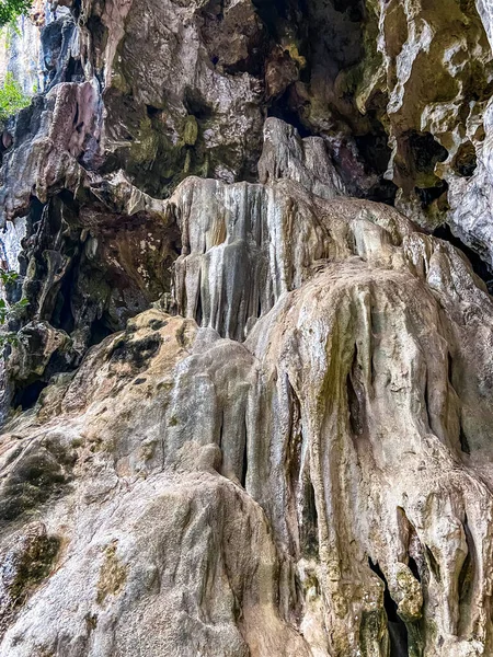 stock image beach view of Phra nang Cave or princess Cave Beach in Krabi, Thailand. High quality photo