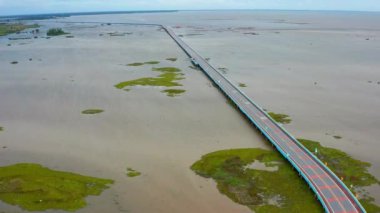 Tayland, Phatthalung 'daki Thale Noi Köprüsü, Güney Doğu Asya