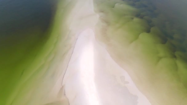 Αεροφωτογραφία Των Τραπεζών Άμμου Στο Yong Ling Beach Hat Yong — Αρχείο Βίντεο