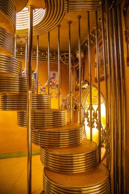 Phra Maha Chedi Tripob Trimongkol Çelik Tapınağı Hat Yai, Songkhla, Tayland, Güneydoğu Asya