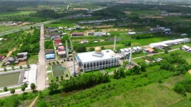 Songkhla, Tayland 'daki Merkez Cami' nin havadan görünüşü, Güney Doğu Asya