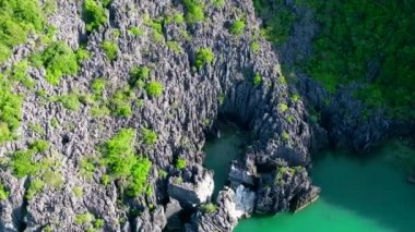 Prasat Hin Pun Yod gizli plajı Satun, Tayland, Güney Doğu Asya