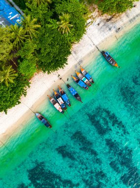 Koh Lipe, Tayland 'da günbatımı plajı, Güney Doğu Asya