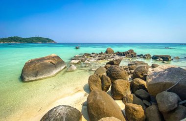 View of Pattaya Beach in Koh Lipe, Satun, Thailand, south east asia