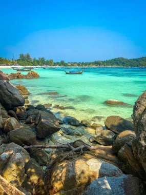 View of Pattaya Beach in Koh Lipe, Satun, Thailand, south east asia
