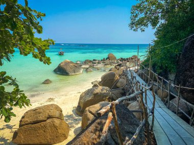 View of Pattaya Beach in Koh Lipe, Satun, Thailand, south east asia clipart