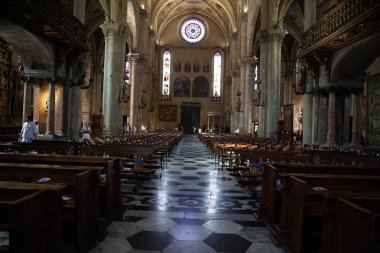 Duomo di Como Cathedral or Cattedrale di Santa Maria Assunta in Como lake, Italy. High quality photo