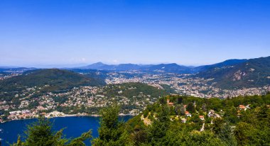 View of the Como Brunate funicular in Lake Como, Nothern Italy. High quality photo