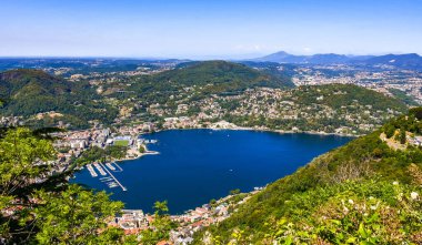 View of the Como Brunate funicular in Lake Como, Nothern Italy. High quality photo
