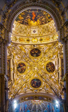 Basilica of Santa Maria Maggiore, a major church in the upper town of Bergamo, Northern Italy. High quality photo