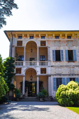Views of Isola Madre villa and botanic garden, in Isole Borromee archipelago, Lake Maggiore, Italy. High quality photo