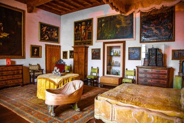 Views of Isola Madre villa and botanic garden, in Isole Borromee archipelago, Lake Maggiore, Italy. High quality photo