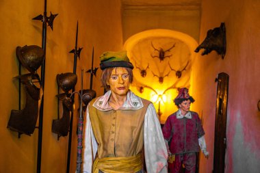 Views of Isola Madre villa and botanic garden, in Isole Borromee archipelago, Lake Maggiore, Italy. High quality photo