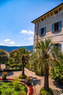 Views of Isola Madre villa and botanic garden, in Isole Borromee archipelago, Lake Maggiore, Italy. High quality photo