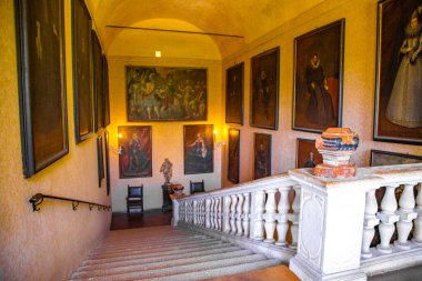 Views of Isola Madre villa and botanic garden, in Isole Borromee archipelago, Lake Maggiore, Italy. High quality photo