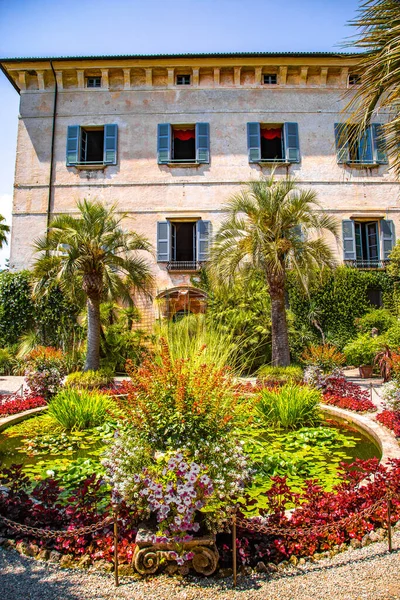 Views of Isola Madre villa and botanic garden, in Isole Borromee archipelago, Lake Maggiore, Italy. High quality photo