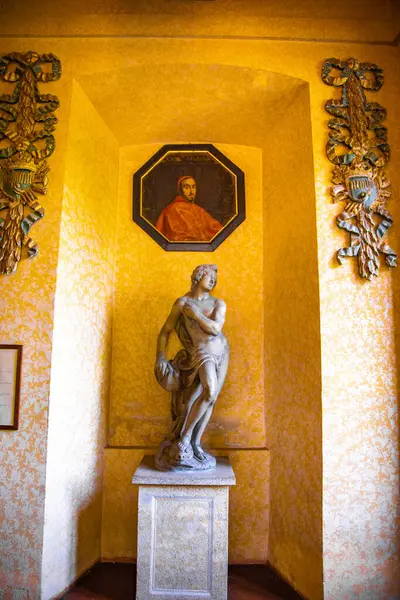 Views of Isola Madre villa and botanic garden, in Isole Borromee archipelago, Lake Maggiore, Italy. High quality photo