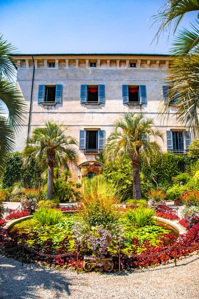 Views of Isola Madre villa and botanic garden, in Isole Borromee archipelago, Lake Maggiore, Italy. High quality photo