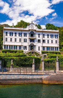 View of Tremezzo village in lake Como, Lombardy, Italy. High quality photo