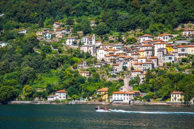 View of the village Torno Fagetto Laglio Quarzano on the Como Lake, Lombardy, Italy. High quality photo