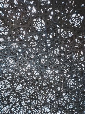 Interior of the Louvre Museum in Abu Dhabi, United Arab emirates. High quality photo