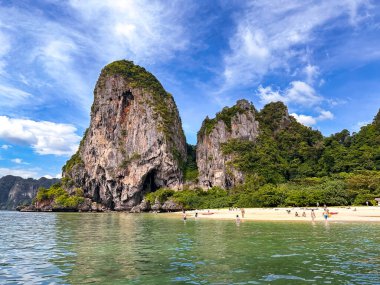 Koh Kai Tavuk Adası ve Ko Khom Krabi, Tayland, Güneydoğu Asya 'da.