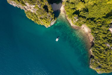 Koh Kai Tavuk Adası ve Ko Khom Krabi, Tayland, Güneydoğu Asya 'da.
