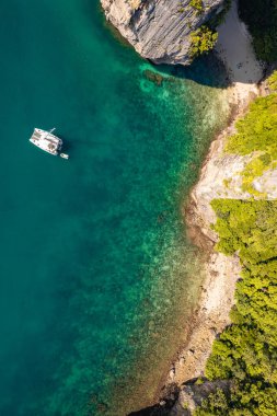 Koh Kai Tavuk Adası ve Ko Khom Krabi, Tayland, Güneydoğu Asya 'da.