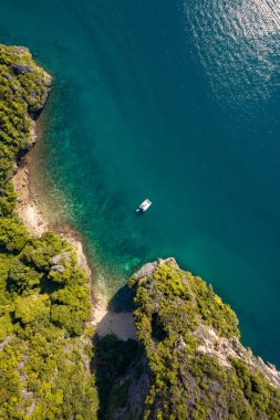 Koh Kai Tavuk Adası ve Ko Khom Krabi, Tayland, Güneydoğu Asya 'da.