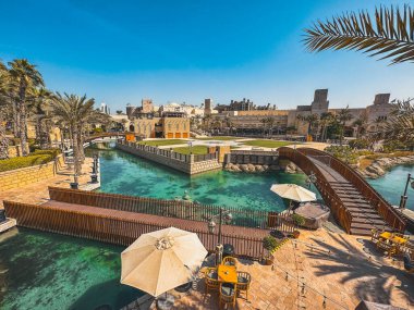 Souk Madinat Jumeirah, Dubai, Arap Çarşısı, BAE. Yüksek kalite fotoğraf