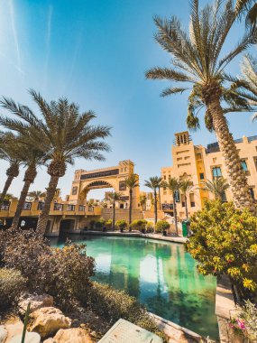 Souk Madinat Jumeirah, Dubai, Arap Çarşısı, BAE. Yüksek kalite fotoğraf