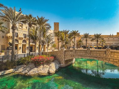 Souk Madinat Jumeirah, Dubai, Arap Çarşısı, BAE. Yüksek kalite fotoğraf