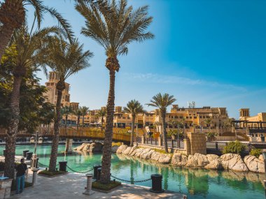 Souk Madinat Jumeirah, Dubai, Arap Çarşısı, BAE. Yüksek kalite fotoğraf