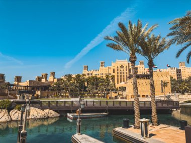 Souk Madinat Jumeirah, Dubai, Arap Çarşısı, BAE. Yüksek kalite fotoğraf