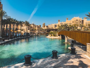 Souk Madinat Jumeirah, Dubai, Arap Çarşısı, BAE. Yüksek kalite fotoğraf