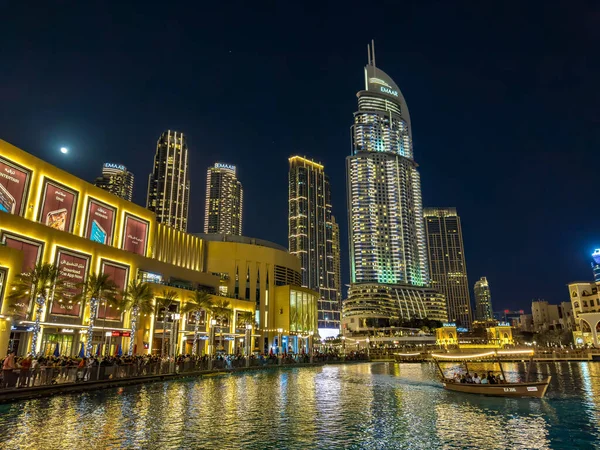 Kilátás Dubai Mall Belvárosában Dubai Egyesült Arab Emírségek Kiváló Minőségű — Stock Fotó
