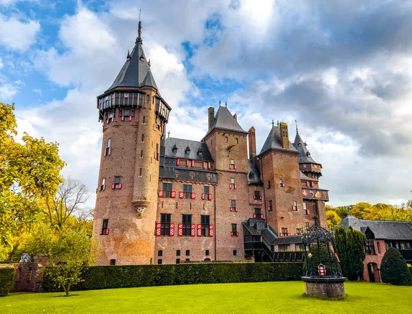 stock image Castle De Haar or Kasteel de haar in Utrecht, Netherlands. High quality photo