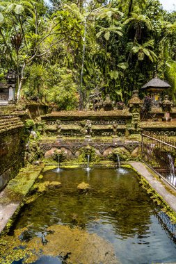 Ubud, Bali, Endonezya 'daki Pura Gunung Kawi Sebatu Gianya tapınağı. Yüksek kalite fotoğraf