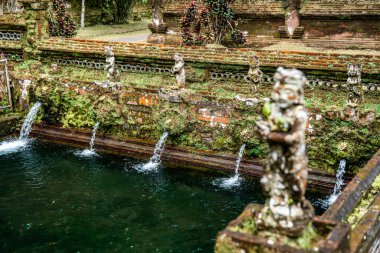 Ubud, Bali, Endonezya 'daki Pura Gunung Kawi Sebatu Gianya tapınağı. Yüksek kalite fotoğraf