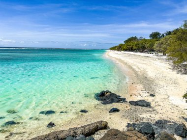 Lombok, Endonezya 'daki Gili Trawangan plajı sahili, Güneydoğu Asya