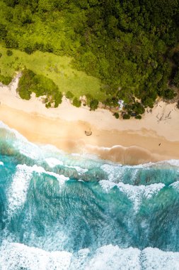 Endonezya, Bali 'deki Nunggalan sahilinin havadan görünüşü, Güney Doğu Asya