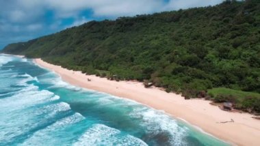 Endonezya, Bali 'deki Nunggalan sahilinin havadan görünüşü, Güney Doğu Asya