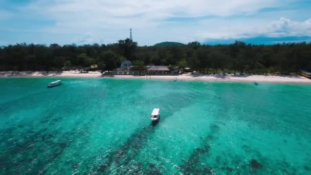 Lombok Bali Endonezya Güney Doğu Asya Daki Gili Meno Nun — Stok video