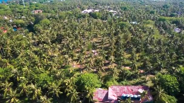 Vista Una Villa Balinesa Gili Trawangan Lombok Indonesia Sureste Asiático — Vídeos de Stock