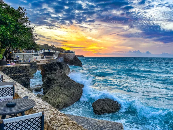 stock image Rock bar in Jimbaran, Bali, Indonesia. High quality photo