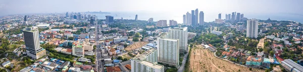 stock image Aerial view of Pattaya, Bang Lamung District, Chon Buri, Thailand, south east asia