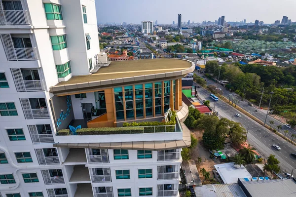 Aerial View Sukhumvit Road Pattaya Naklua Bang Lamung District Chon — Stock Photo, Image