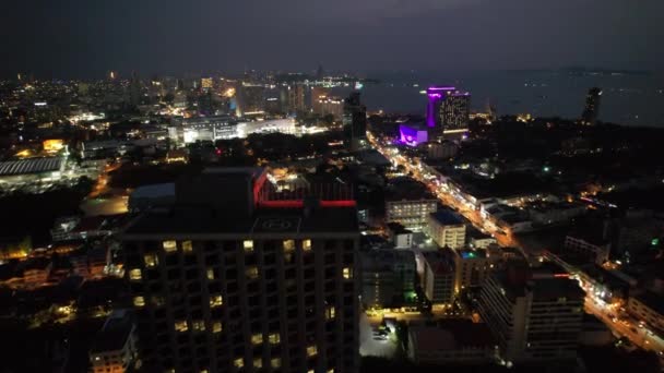 Vedere Aeriană Pattaya Districtul Bang Lamung Chon Buri Thailanda Asia — Videoclip de stoc