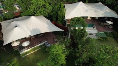 Khao Yai, Nakhon Ratchasima, Tayland, Güney Doğu Asya 'da lüks manzarası.